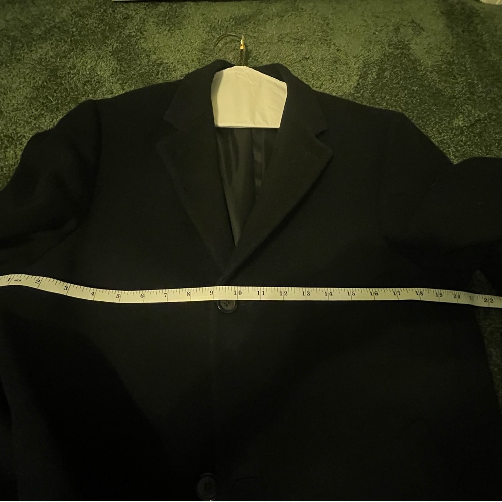 Men’s Ralph Lauren Wool Coat Black - Picture 12 of 12
